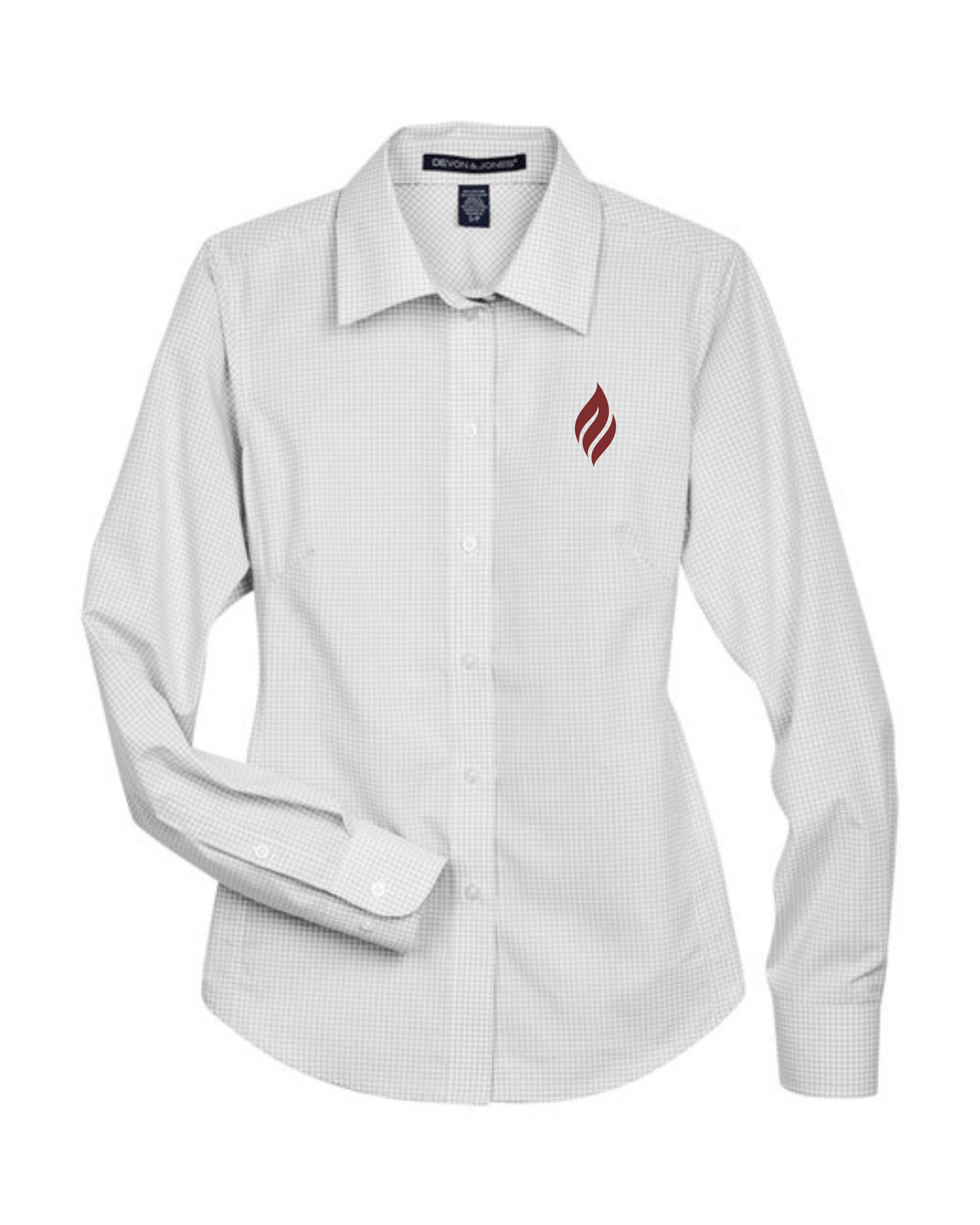 CFCU Devon & Jones Womens Check Woven Shirt image 0