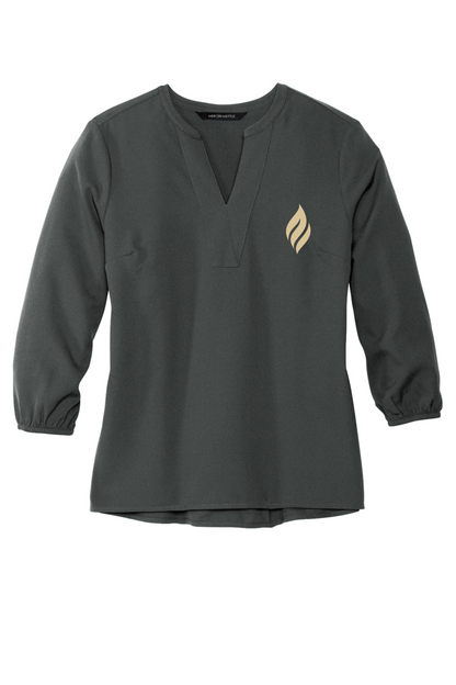 Champions First Women's LS Crepe Crew image 2